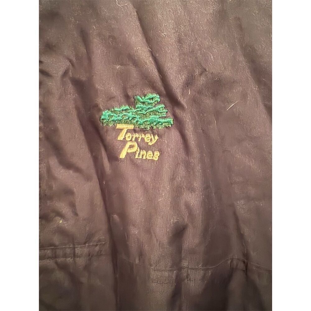 Oarsman 913 Men's XL Blue Windbreaker Jacket Torrey Pines Logo Casual - Picture 3 of 9